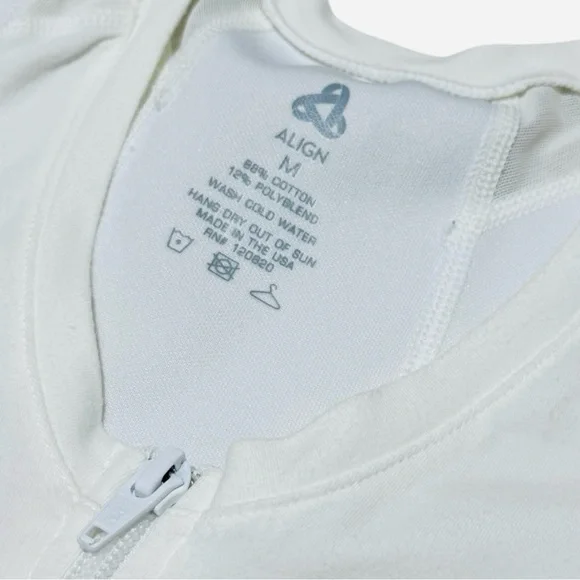 AlignMed Posture Shirt 2.0 Short Sleeve Zip Front Compression Support Top Size M - Picture 5 of 10